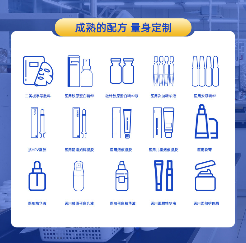 二类抗hpv凝胶生物蛋白功能敷料OEM代加工