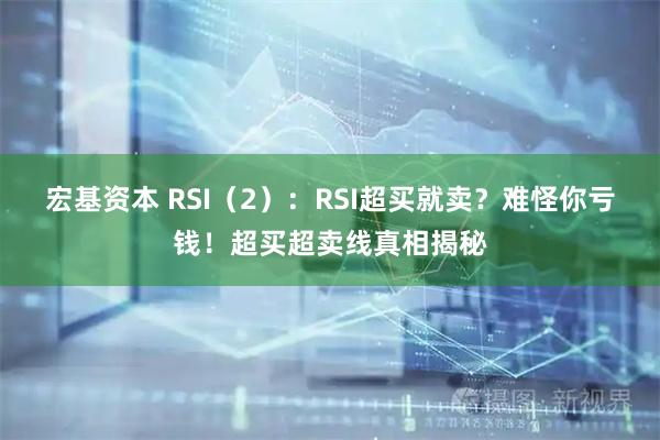 宏基资本 RSI（2）：RSI超买就卖？难怪你亏钱！超买超卖线真相揭秘